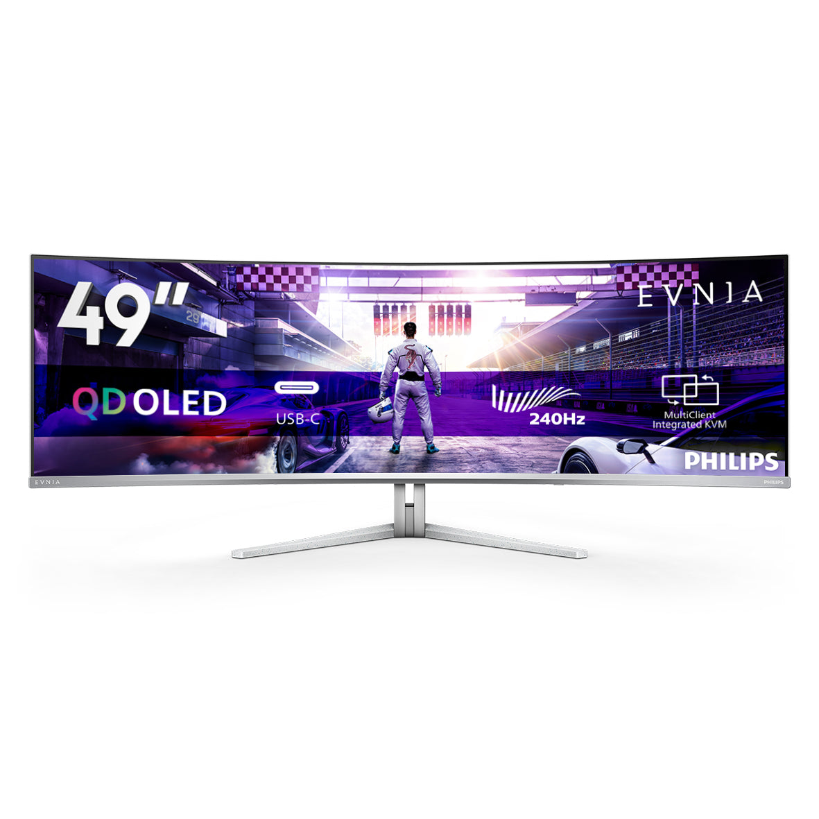 Philips Evnia 8000 49M2C8900/00 48.9" DQHD OLED 240Hz Curved Monitor