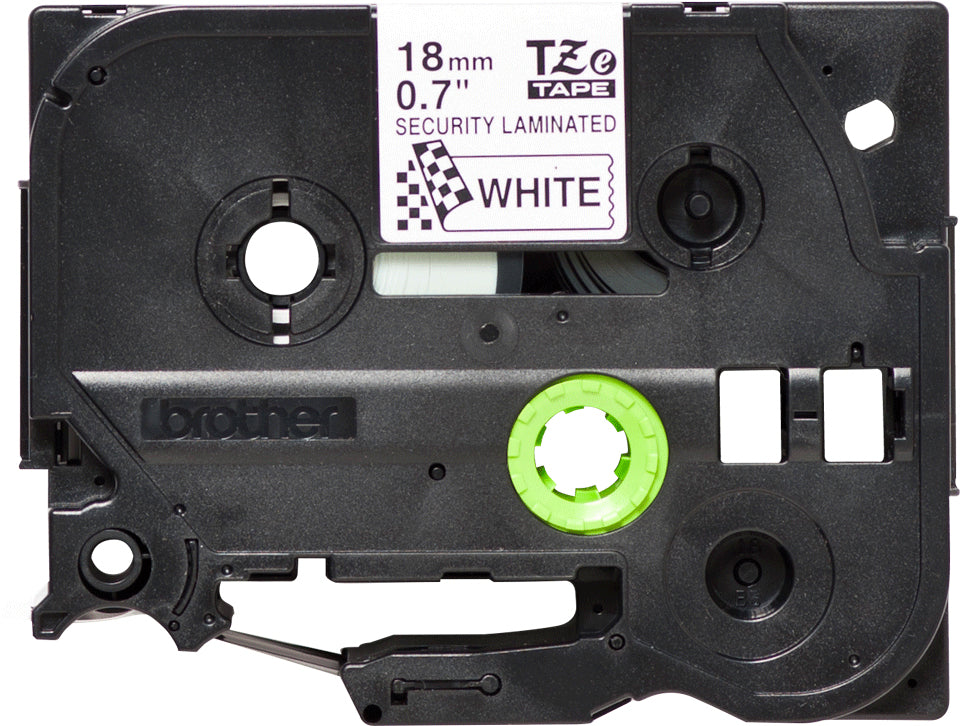 Brother TZE-SE4 DirectLabel black on white Laminat 18mm x 8m for Brother P-Touch TZ Labels