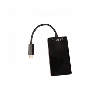 V7 V7UC-VGADVIHDMI-BLK USB graphics adapter 3840 x 2160 pixels Black Hub
