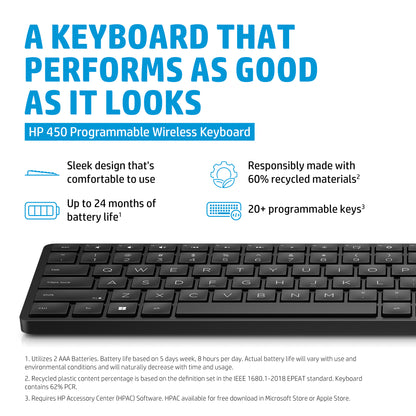 HP 450 Programmable Wireless Keyboard