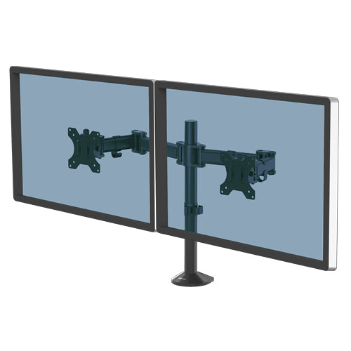 Fellowes Reflex Dual Monitor Arm - Dual Monitor Mount for 8KG 27 Inch Screens