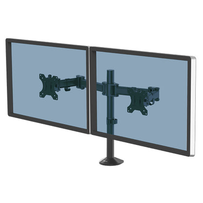 Fellowes Reflex Dual Monitor Arm - Dual Monitor Mount for 8KG 27 Inch Screens