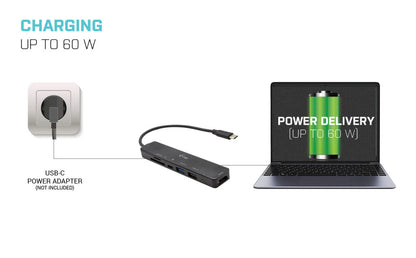 i-tec Travel Easy + USB-C Docking Station 60W