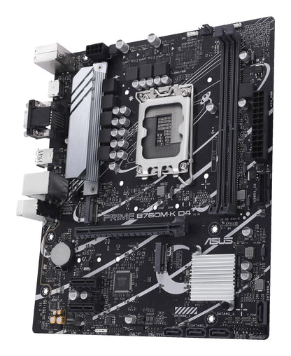 ASUS PRIME B760M-K D4 Intel B760 LGA 1700 micro ATX Motherboard