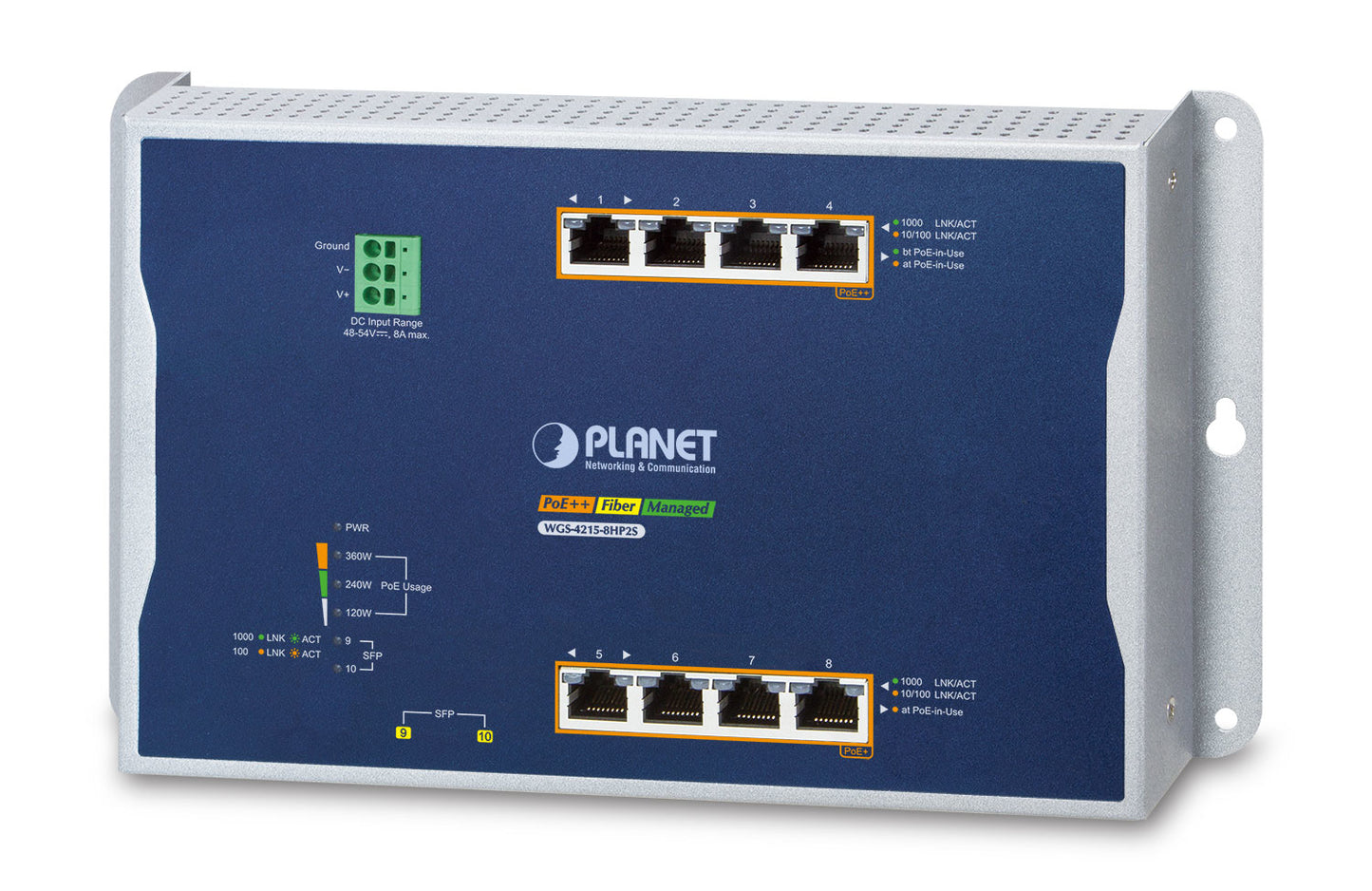 Planet IP30, IPv6/IPv4, 4-Port Switch PoE