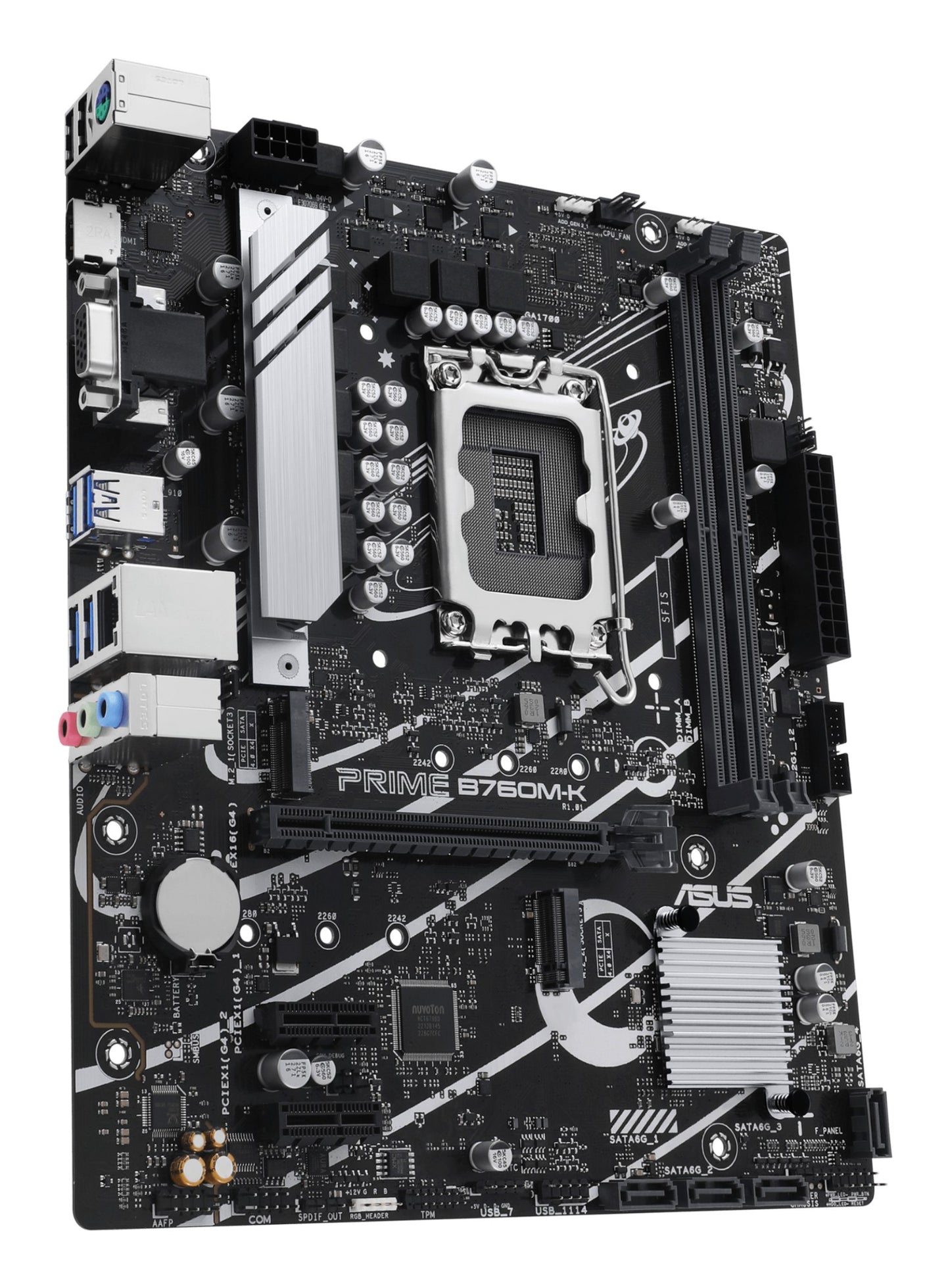 ASUS PRIME B760M-K Intel B760 LGA 1700 micro ATX Motherboard