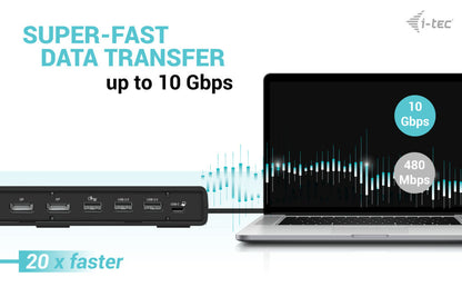 i-tec Display + Power USB-C Docking Station 100W