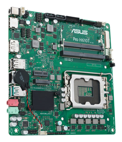ASUS PRO H610T-CSM Intel H610 LGA 1700 Thin Mini ITX Motherboard