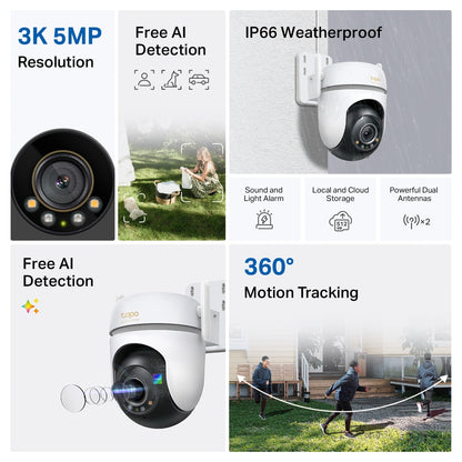 TP-LINK Tapo TC43(EU) V2 Spherical IP security camera Indoor & outdoor 2880 x 1620
