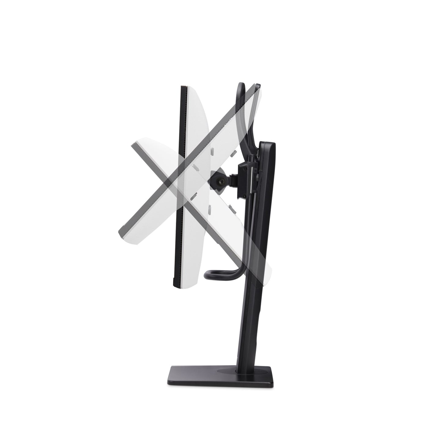 StarTech.com Crossbar Dual Monitor Desk Stand For Double 27-inch Screens, VESA Mount