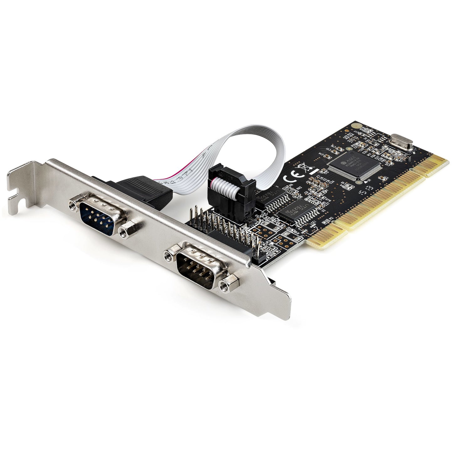 StarTech.com PCI Serial Parallel Combo Card with Dual Serial RS232 Ports (DB9) & 1x Hub