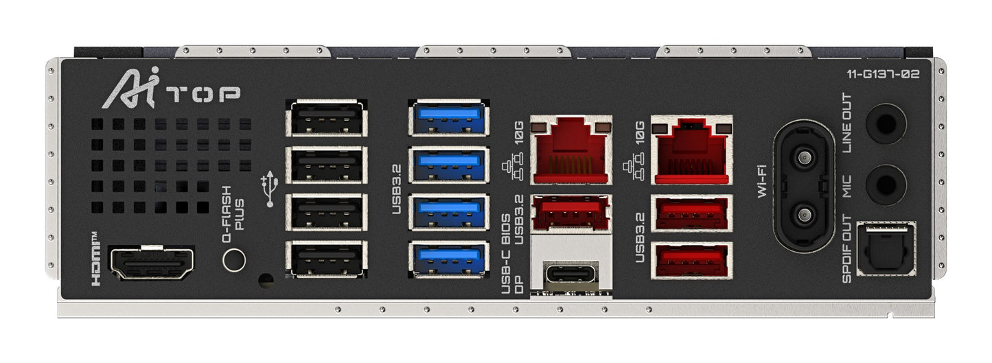 Gigabyte B850 AI TOP Motherboard - AMD Ryzen 9000 Series CPUs, 16+2+2 Phases Digital