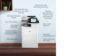 HP Color LaserJet Enterprise MFP M776dn Printer