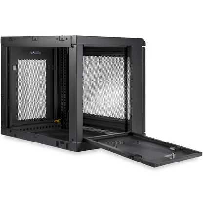 StarTech.com 2-Post 9U Wall Mount Network Cabinet with 1U Shelf, 19" Wall-Mounted Rack