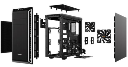 be quiet! Pure Base 600 Midi Tower Black, Silver PC Case