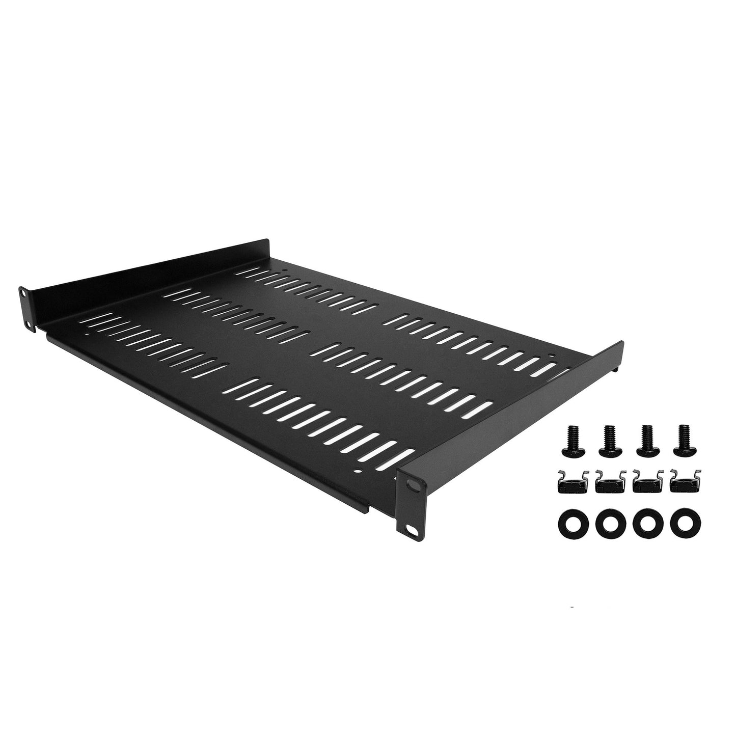 StarTech.com 1U Server Rack Shelf - Universal Vented Rack Mount Cantilever Tray for (2FIXEDV)