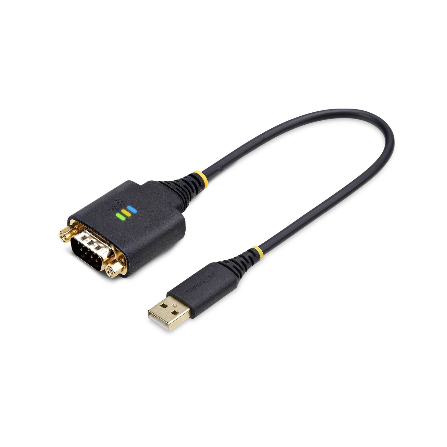 StarTech.com 1ft (30cm) USB to Serial Adapter Cable, COM Retention, Interchangeable