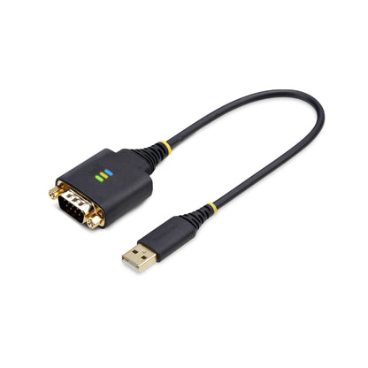 StarTech.com 1ft (30cm) USB to Serial Adapter Cable, COM Retention, Interchangeable