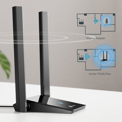 TP-LINK AX1800 Dual Antennas High Gain Wireless USB Adapter