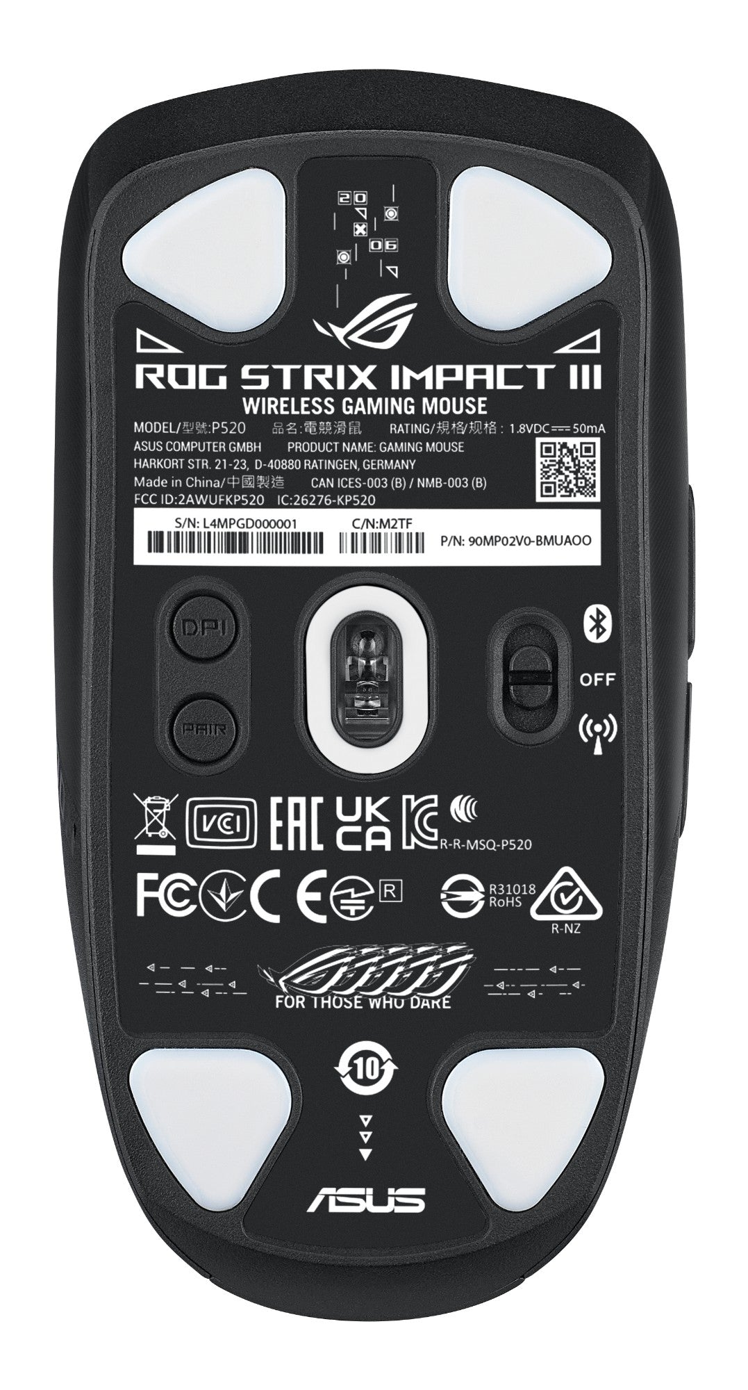ASUS ROG Strix Impact Wireless Mouse