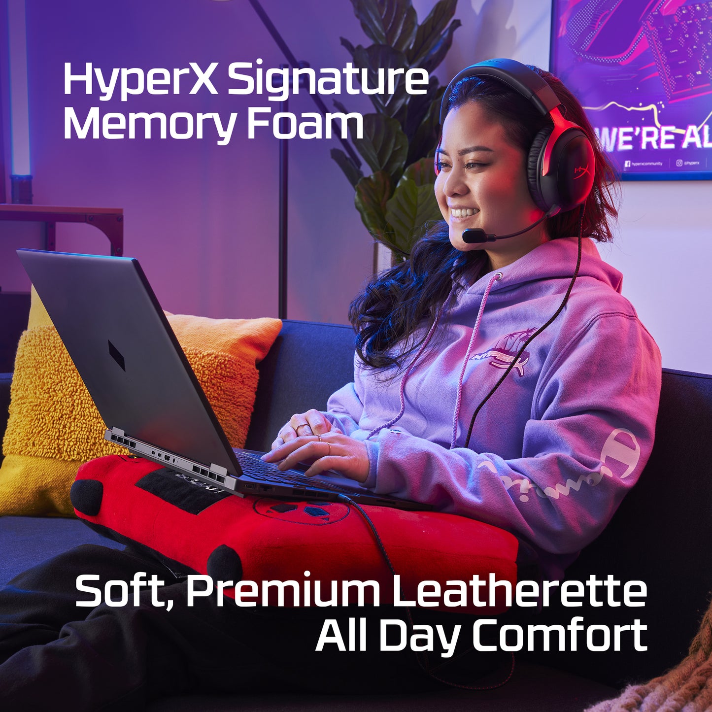 HyperX Cloud III - Gaming Headset (Black/Red)