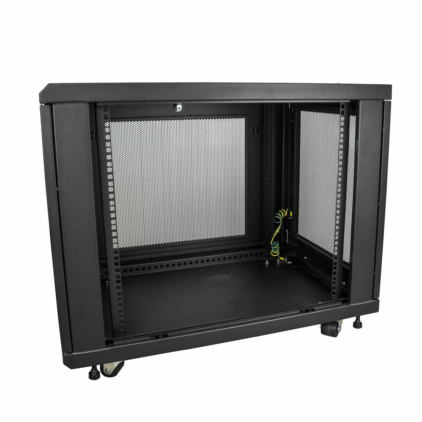 StarTech.com 12U Enterprise-Grade Server Rack Cabinet Kit, 19in Enclosed 4-Post Rack