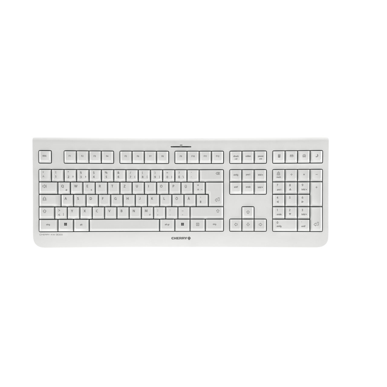 CHERRY KW 3000 Universal Wireless Keyboard (White)