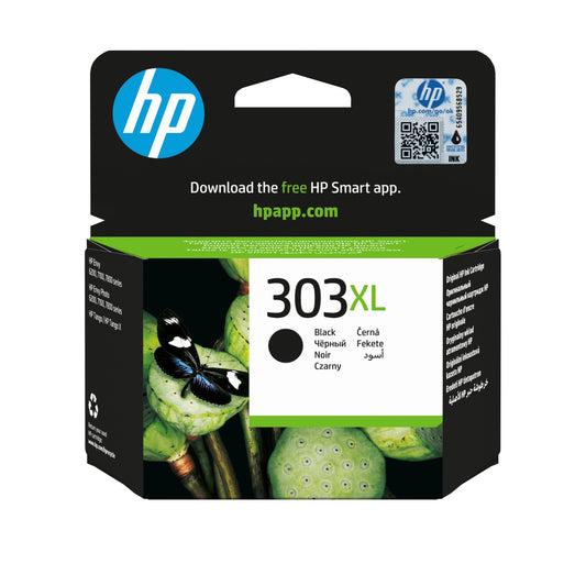 HP T6N04AE/303XL Black Ink Cartridge (600 pages, HP Envy Photo 6230)