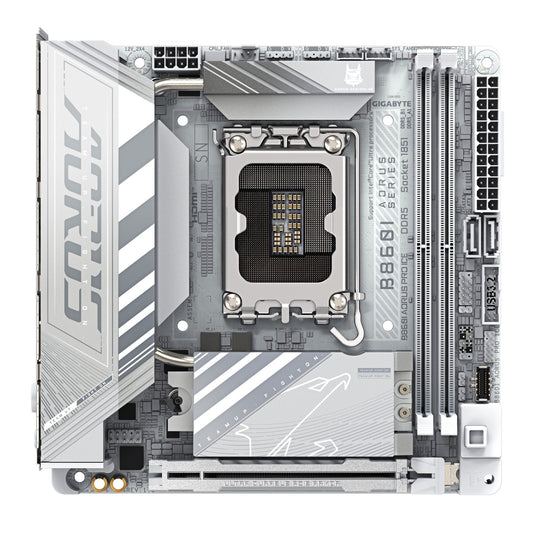 Gigabyte B860I AORUS PRO ICE Motherboard - Intel Core Ultra Series CPUs, 8+1+2+1