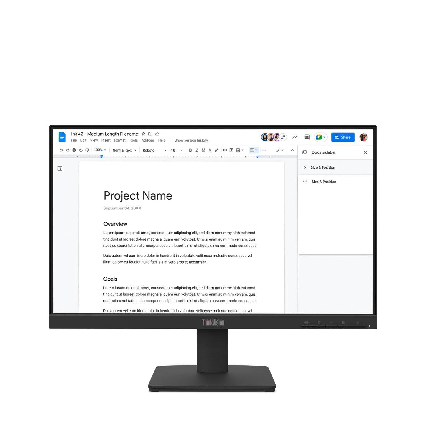 Lenovo ThinkVision S22-4e 21.5" Full HD IPS 100Hz Monitor