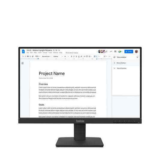 Lenovo ThinkVision S22-4e 21.5" Full HD IPS 100Hz Monitor