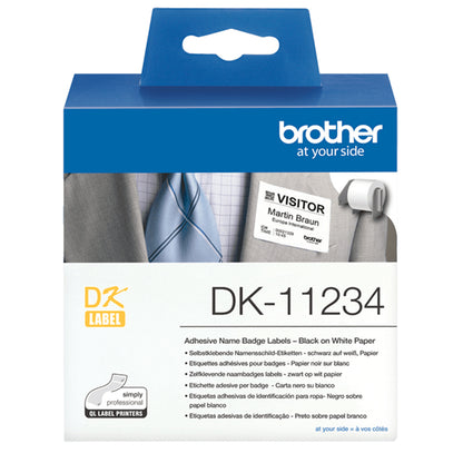 Brother DK-11234 DirectLabel Etikettes white 60mm x 86m 260 pcs for Brother P-Touch Labels