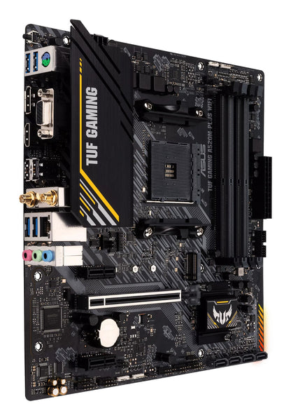 ASUS TUF GAMING A520M-PLUS WIFI AMD A520 Socket AM4 micro ATX Motherboard