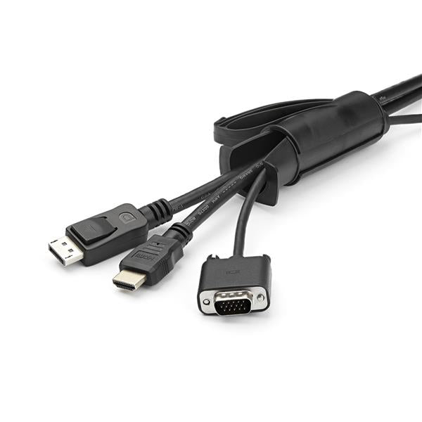 StarTech.com 2.5 m (8.2 ft.) Cable-Management Sleeve - Spiral - 45 mm (1.8 in.)