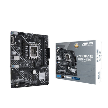 ASUS PRIME H610M-E D4-CSM Intel H610 LGA 1700 micro ATX Motherboard