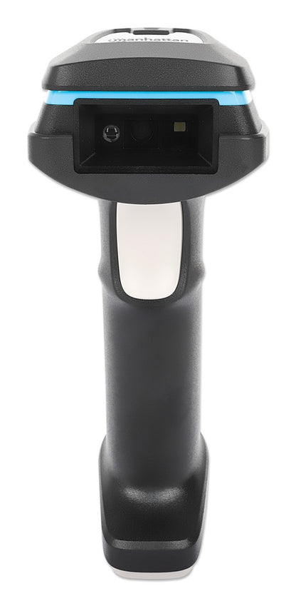 Manhattan 2D Long Range LED Barcode Scanner, USB, 450mm Scan Depth, Max Ambient