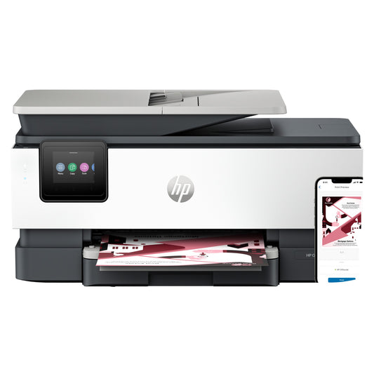 HP OfficeJet Pro 8122e Wireless All-in-One Color Printer, Instant Ink; Two-sided
