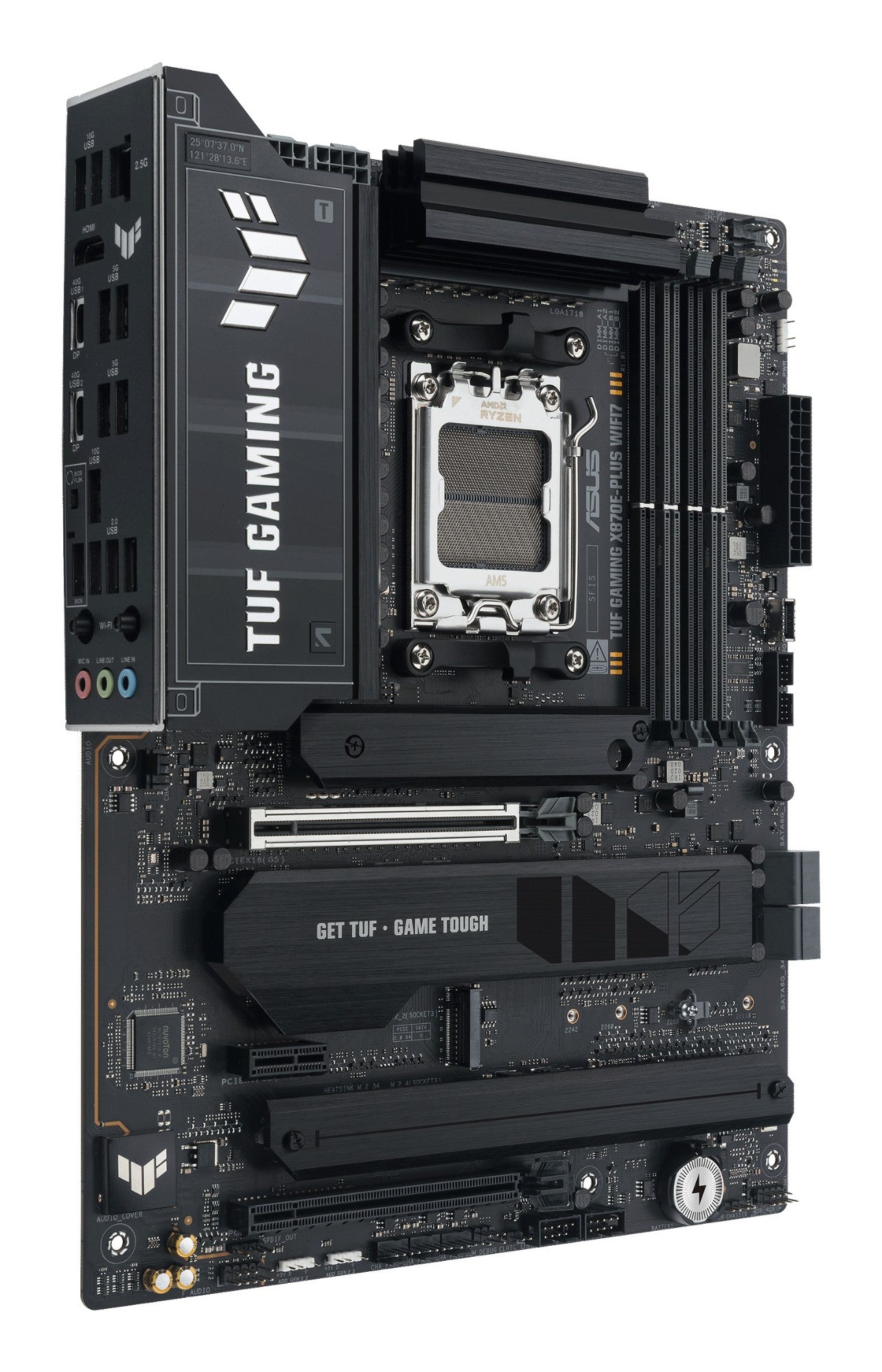 ASUS TUF GAMING X870E-PLUS WIFI7 AMD X870E Socket AM5 ATX Motherboard