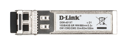 D-Link 10GBase-SR SFP+ Transceiver, 80/300m Networking