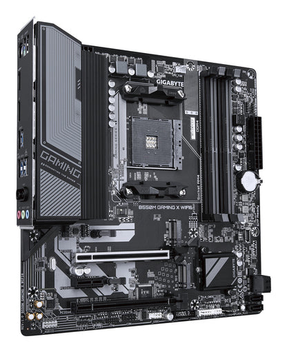 Gigabyte B550M GAMING X WIFI6 Motherboard - AMD Ryzen 5000 CPUs, 5+3 Phases VRM, up