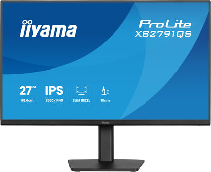iiyama ProLite XB2791QS-B1 27" QHD IPS Monitor