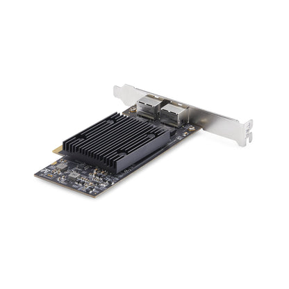 StarTech.com 2-Port PCIe 10Gb Ethernet Network Card, 10GbE Network Interface Card Network Adapter