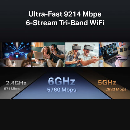 TP-LINK Archer BE9300 Tri-Band Wi-Fi 7 Router Networking