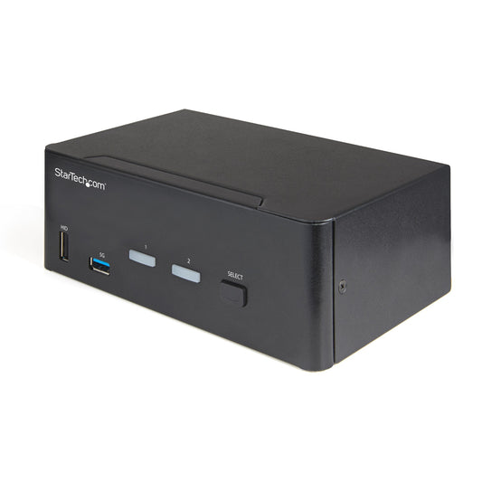 StarTech.com 2 Port Dual Monitor HDMI KVM Switch - 4K 60Hz Ultra HD HDR - Desktop 4K