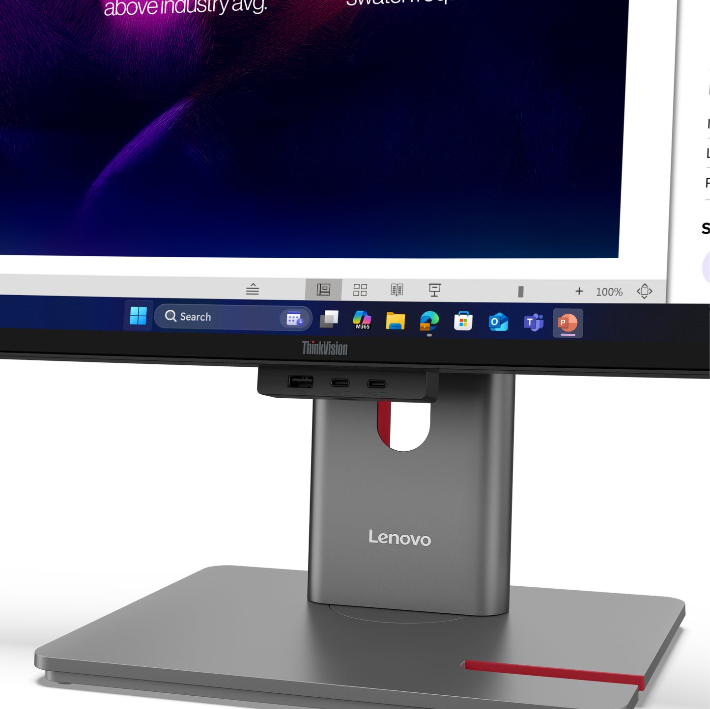 Lenovo ThinkVision P40WD-40 39.7" 5K2K IPS 120Hz Curved Monitor