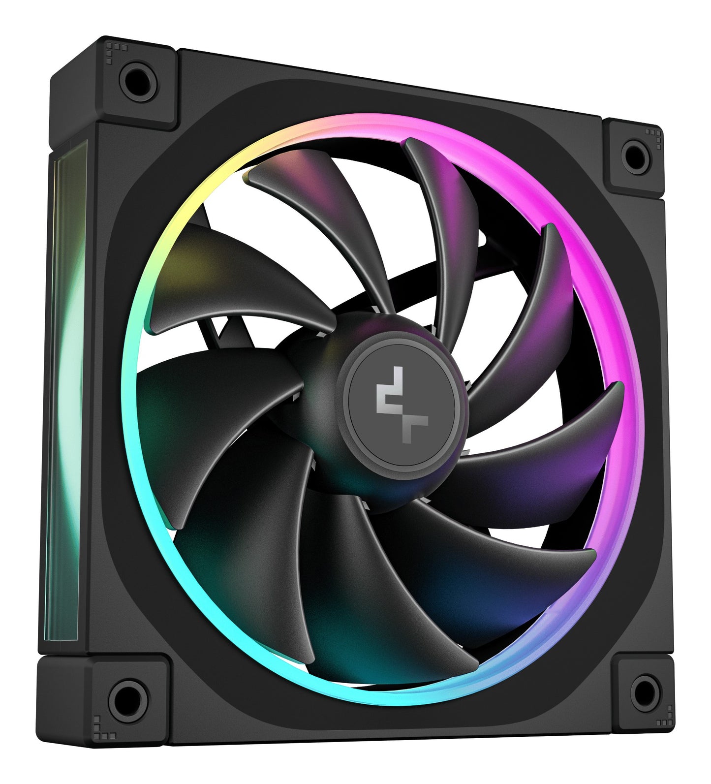 DeepCool FL12-3 in 1 Computer case Fan 12 cm Black 3 pc(s) Cooling