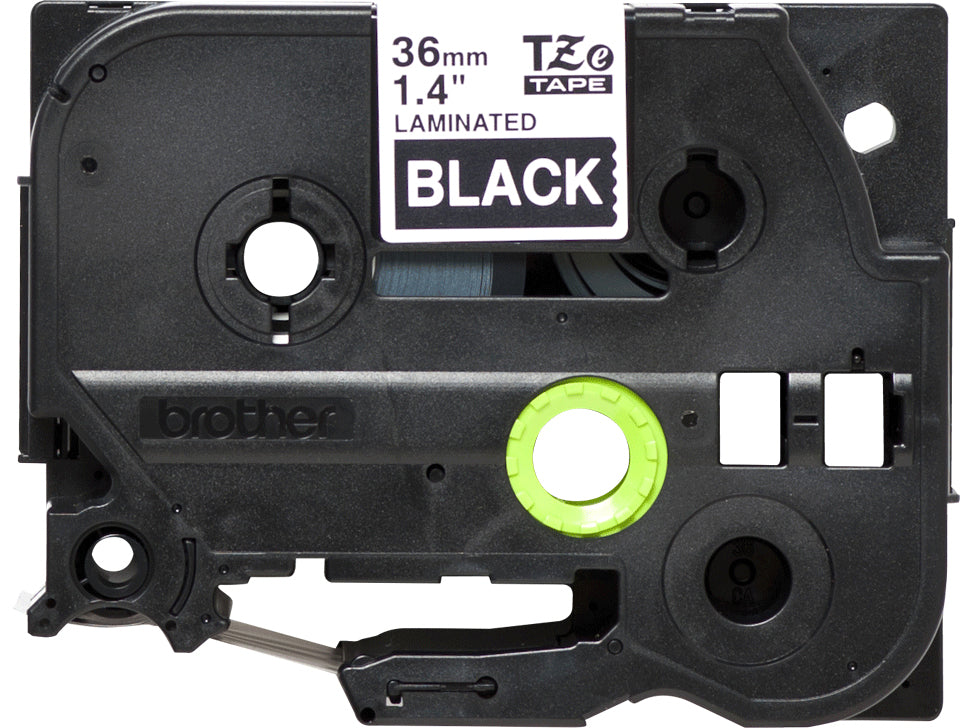Brother TZE-365 DirectLabel white on black Laminat 36mm x 8m for Brother P-Touch TZ Labels