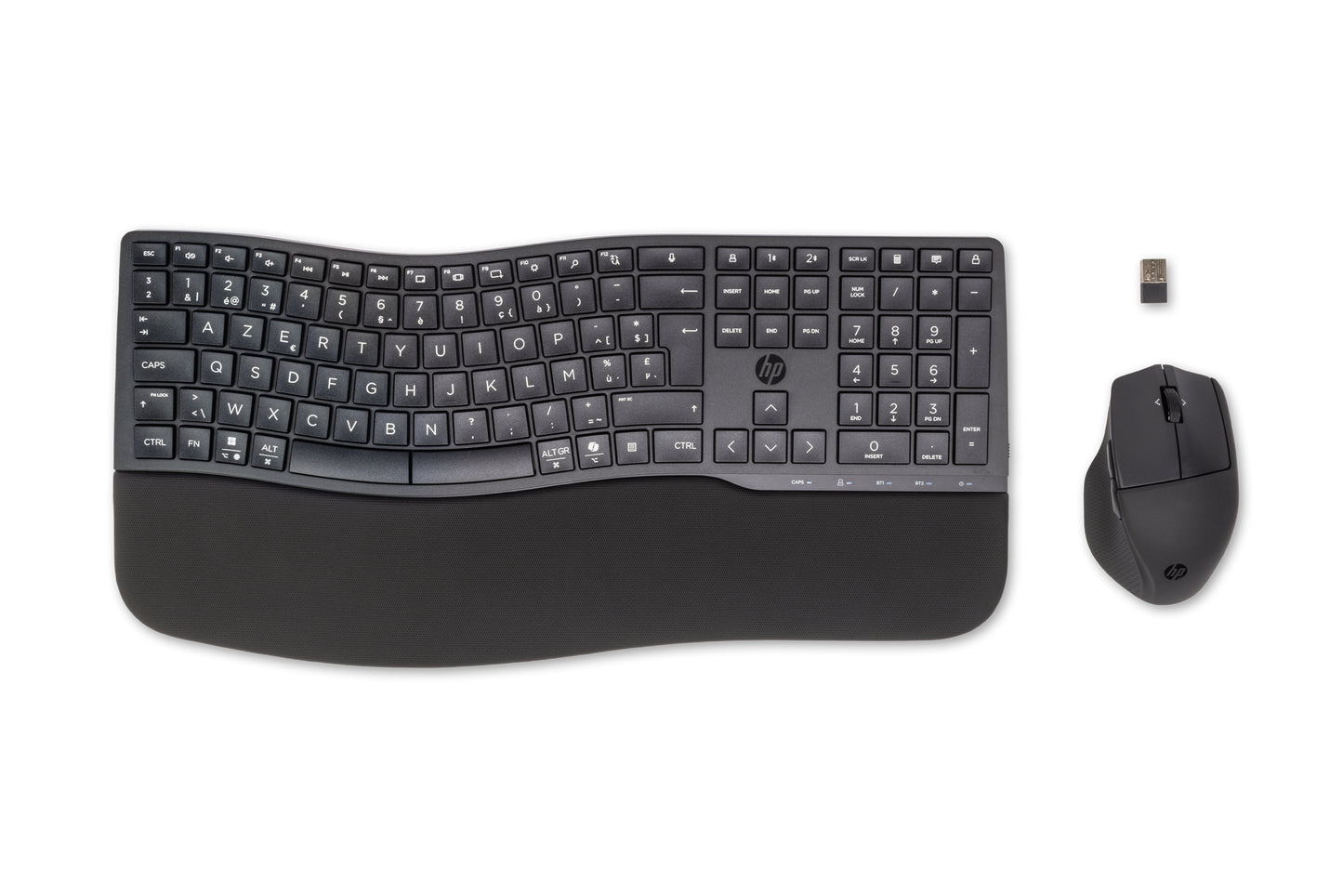 HP 680 Comfort Dual-Mode Wireless Keyboard & Mouse Combo (Black)