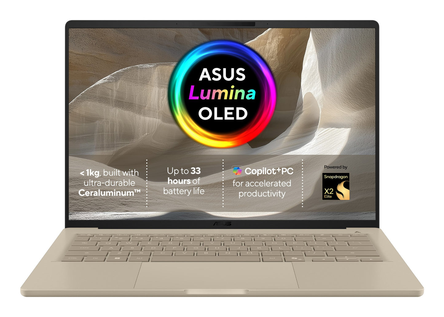 ASUS Zenbook A14 UX3407NA-QD069W Copilot+ PC 14" Snapdragon X2E-88-100 16GB 1TB SSD Laptop