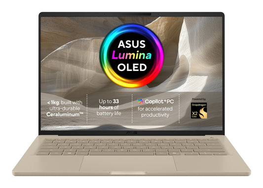 ASUS Zenbook A14 UX3407NA-QD069W Copilot+ PC 14" Snapdragon X2E-88-100 16GB 1TB SSD Laptop